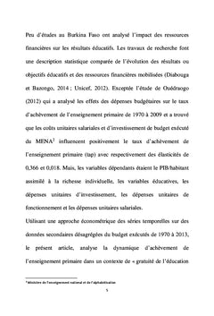 Effets des dépenses budgétaires