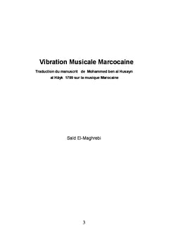 Vibration Musicale Marocaine
