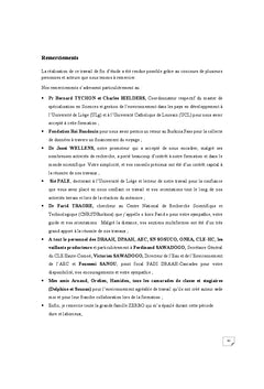 Etat de la mise en oeuvre de la gestion integree des ressources en eau (GIRe)