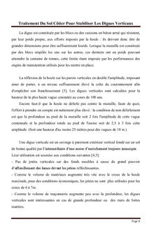 Traitement Du Sol Côtier Pour Stabiliser Les Digues Verticaux