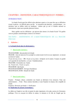 La fraude fiscale et le développement économique et sociale