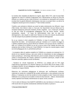Comptabilité des sociétés commerciales (système OHADA)