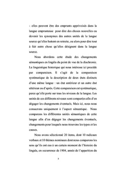 Changements Semantiques en Lingala
