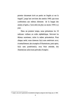 Changements Semantiques en Lingala