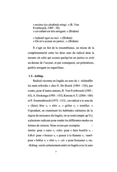 Changements Semantiques en Lingala