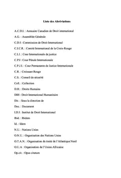 Le terrorisme et le droit international humanitaire