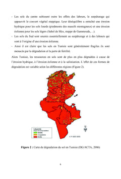 Etat des connaissances sur la durabilité des sols agricoles en Tunisie