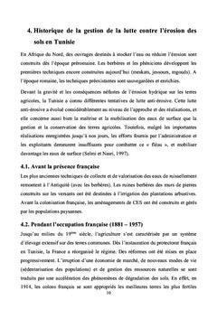 Etat des connaissances sur la durabilité des sols agricoles en Tunisie