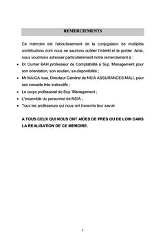 Audit du cycle de trésorerie : cas de NSIA assurances