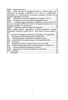 Développement commercial des énergies renouvelables sous modèle HICI