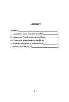 Precis visuel de rhumatologie pour l'expertise medicale