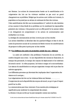 Luttes contre les violences faites aux femmes à Bantè