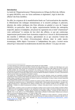L'OHADA: entre l'harmonisation et l'effectivité du droit au juge