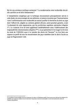L'OHADA: entre l'harmonisation et l'effectivité du droit au juge