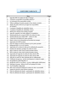 Responsabilite societale de l'entreprise et creation de valeur