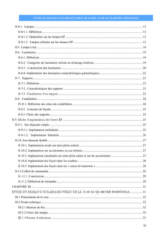 Étude du Réseau d'éclairage de la rue 2968 au quartier wemtenga