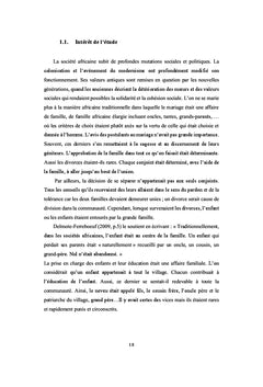 Séjour en institution et personnalité chez les enfants de la rue