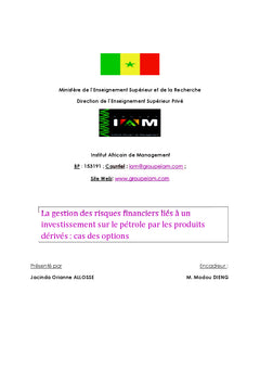 La gestion des risques financiers par les options