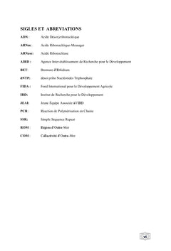Biotechnologies environnementales et Agricoles