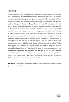 Biotechnologies environnementales et Agricoles