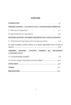 Activités ludiques pour l'enseignement de l'argumentation