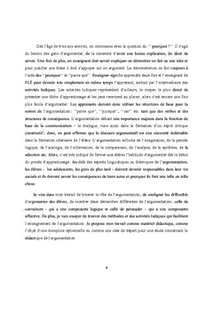 Activités ludiques pour l'enseignement de l'argumentation