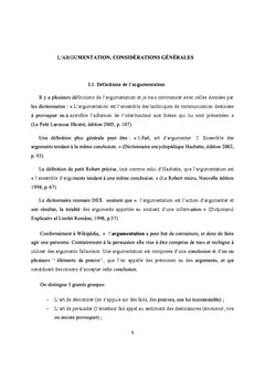 Activités ludiques pour l'enseignement de l'argumentation