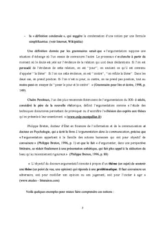 Activités ludiques pour l'enseignement de l'argumentation