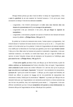 Activités ludiques pour l'enseignement de l'argumentation