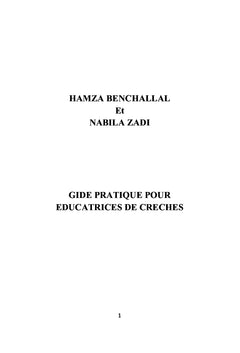 Guide pratique pour éducatrices de crèches