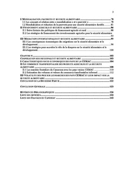 Économie de la sécurité alimentaire des pays en développement