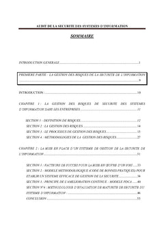 Audit de la sécurité des systèmes d'information
