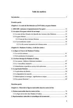 La maternité dans les contes de fées de Madame d'Aulnoy