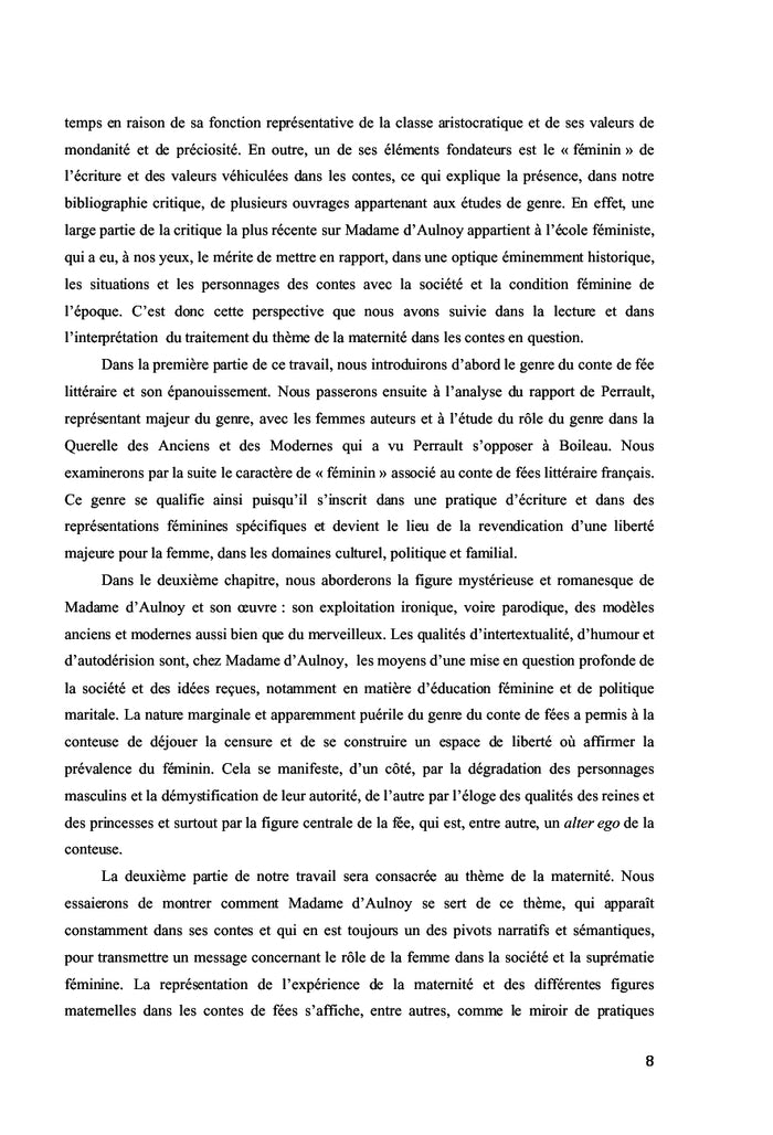 La maternité dans les contes de fées de Madame d'Aulnoy