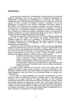 La resolution de problemes mathematiques du champ conceptuel additif