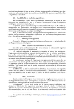 La resolution de problemes mathematiques du champ conceptuel additif