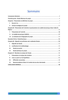 Etude de création d'une entreprise de réparation,
