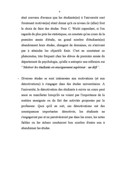 Facteurs de choix d'une institution d'enseignement universitaire