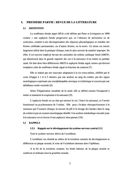 Facteurs de risque de l'asphyxie néonatale pendant le travail