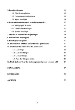 Particularités du cancer bronchopulmonaire chez la femme