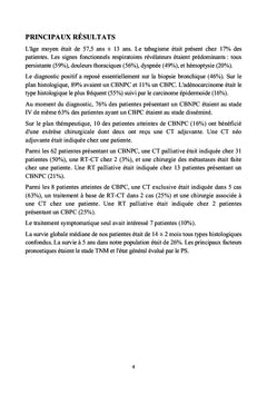 Particularités du cancer bronchopulmonaire chez la femme