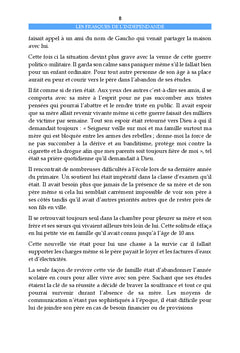 Les frasques de l'indépendance