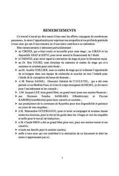 Dynamique de l'occupation des terres dans la commune de Koumbia (Tuy)