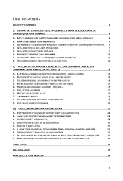 Les produits cosmétiques pour hommes