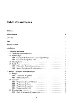 Planification et Évaluation Numérique des Enseignements
