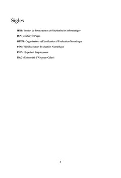 Planification et Évaluation Numérique des Enseignements
