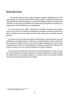 Planification et Évaluation Numérique des Enseignements