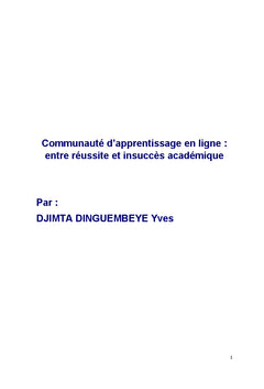 Communauté d'apprentissage en ligne