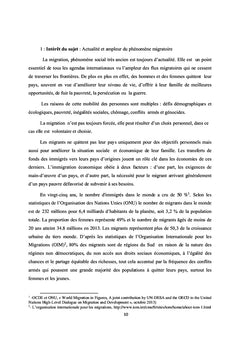 Protection des droits des migrants