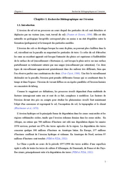 Cartographie de l'érosion hydrique par SIG et télédetection